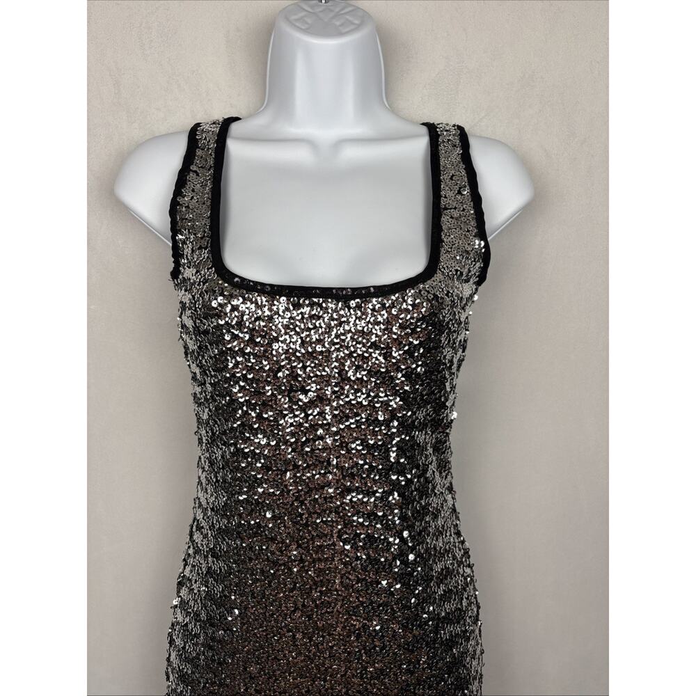 NEW Mark Wong Nark Sequin Bodycon Mini Dress Women Small Party Night Out Festive - Picture 2 of 11